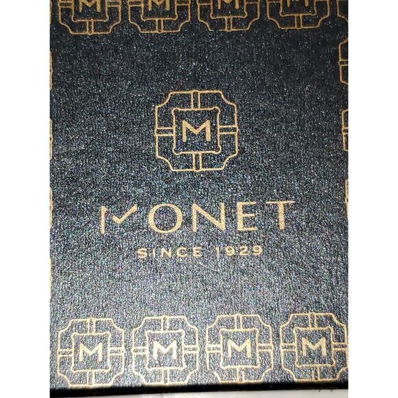 A Monet Costume Jewelry Boxed Set Musical Symbol Pin Brooch Rhinestone Gift - Picture 2 of 11